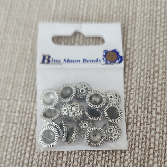 Blue Moon Beads Silver Decorative Beads - Picture 1 of 2